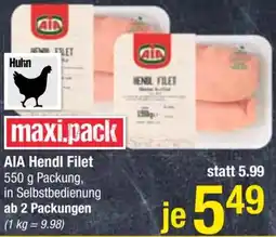 Maximarkt AIA Hendl Filet Angebot