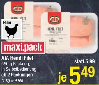 Maximarkt AIA Hendl Filet Angebot