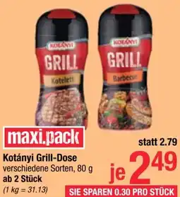 Maximarkt Grill-Dose Angebot