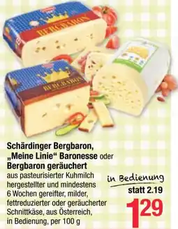 Maximarkt Bergbaron, Meine Linie Baronesse oder Bergbaron geräuchert Angebot