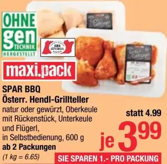 Maximarkt Hendl-Grillteller Angebot