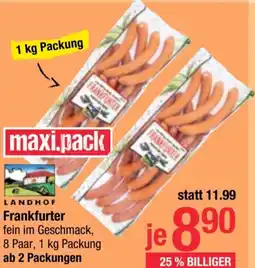 Maximarkt Frankfurter Angebot