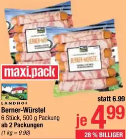 Maximarkt Berner-Würstel Angebot