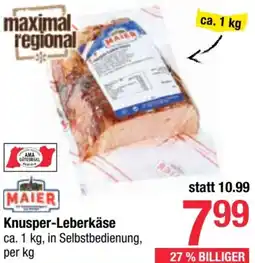 Maximarkt Knusper-Leberkäse Angebot