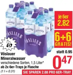 Maximarkt Mineralwasser Angebot