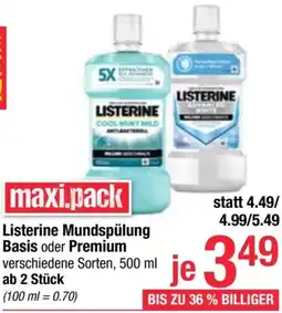 Maximarkt Mundspülung Basis oder Premium Angebot