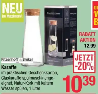 Maximarkt Karaffe Angebot