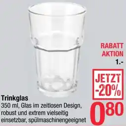Maximarkt Trinkglas Angebot