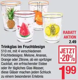Maximarkt Trinkglas Angebot
