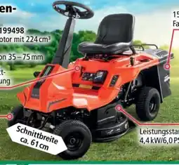 Norma Powertec Garden Benzin-Aufsitzrasenmäher PG-ROM610 Angebot