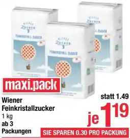 Maximarkt Wiener Feinkristallzucker Angebot