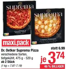 Maximarkt Suprema Pizza Angebot
