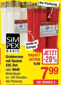 Maximarkt Grabkerzen Angebot