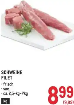 Metro Schweine filet Angebot