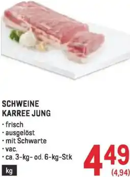 Metro Schweine karree jung Angebot
