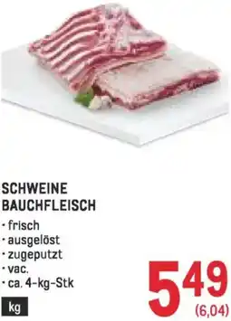 Metro Schweine bauchfleisch Angebot