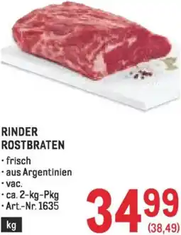 Metro Rinder rostbraten Angebot