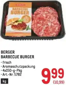 Metro Barbecue burger Angebot