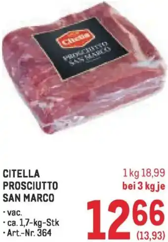 Metro Prosciutto san marco Angebot