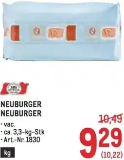 Metro Neuburger Angebot