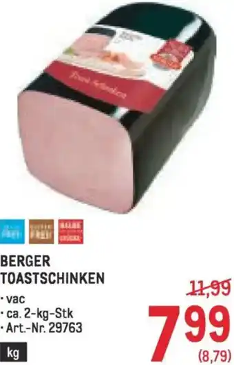 Metro Toastschinken Angebot