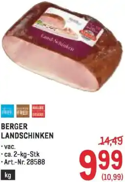 Metro Landschinken Angebot