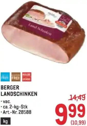 Metro Landschinken Angebot