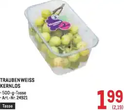 Metro Trauben weiss kernlos Angebot