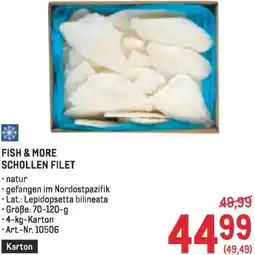 Metro Schollen filet Angebot
