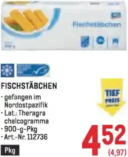 Metro Fischstäbchen Angebot