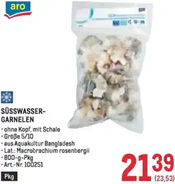 Metro Süsswasser- garnelen Angebot