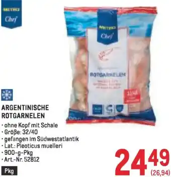 Metro Argentinische rotgarnelen Angebot