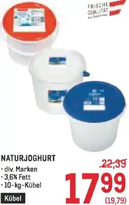 Metro Naturjoghurt Angebot