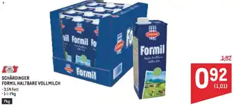 Metro Formil haltbare vollmilch Angebot