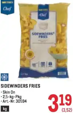 Metro Sidewinders fries Angebot