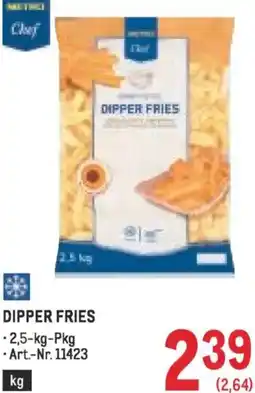 Metro Dipper fries Angebot