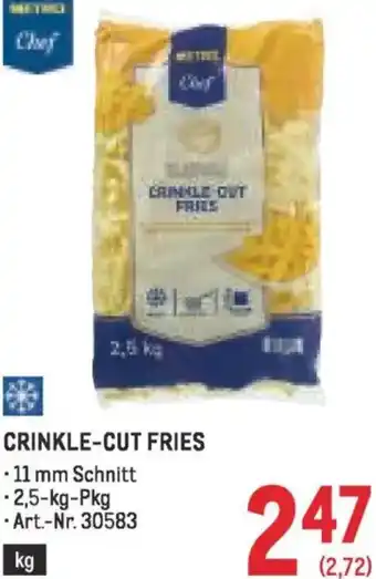 Metro Crinkle-cut fries Angebot