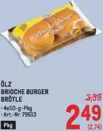 Metro BRIOCHE BURGER BRÖTLE Angebot