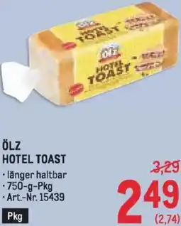 Metro Hotel toast Angebot