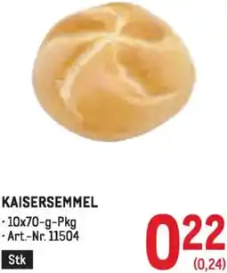 Metro Kaisersemmel Angebot