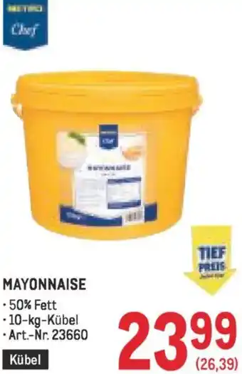 Metro Mayonnaise Angebot