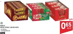 Metro Riegel kitkat, lion od. nuts Angebot