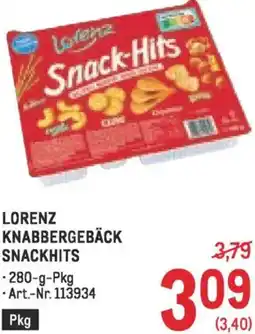 Metro Knabbergebäck snackhits Angebot
