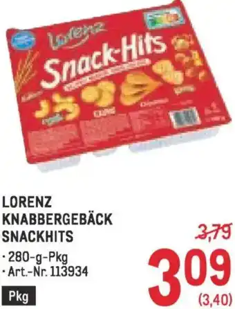 Metro Knabbergebäck snackhits Angebot