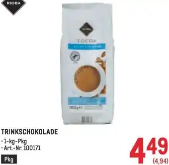 Metro Trinkschokolade Angebot
