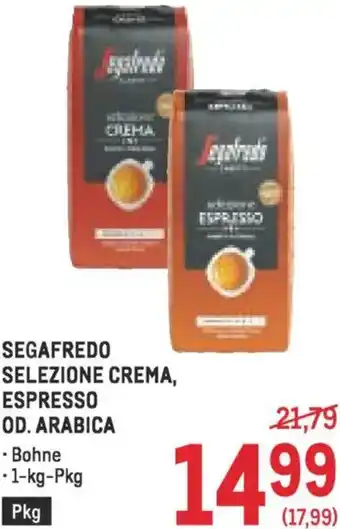 Metro Selezione crema, espresso od. arabica Angebot