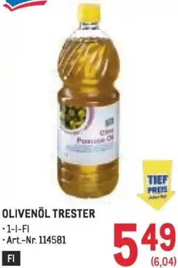 Metro Olivenöl trester Angebot
