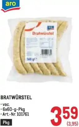 Metro Bratwürstel Angebot