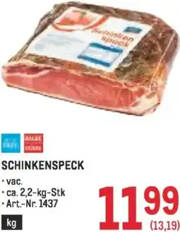 Metro Schinkenspeck Angebot