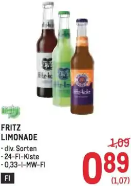 Metro Limonade Angebot